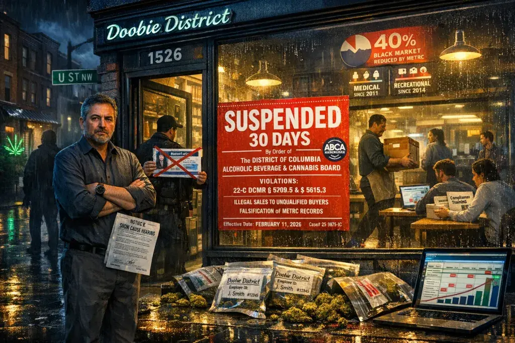DC Cannabis Board Suspends U Street Dispensary for Dispensing to Unqualified Buyers
