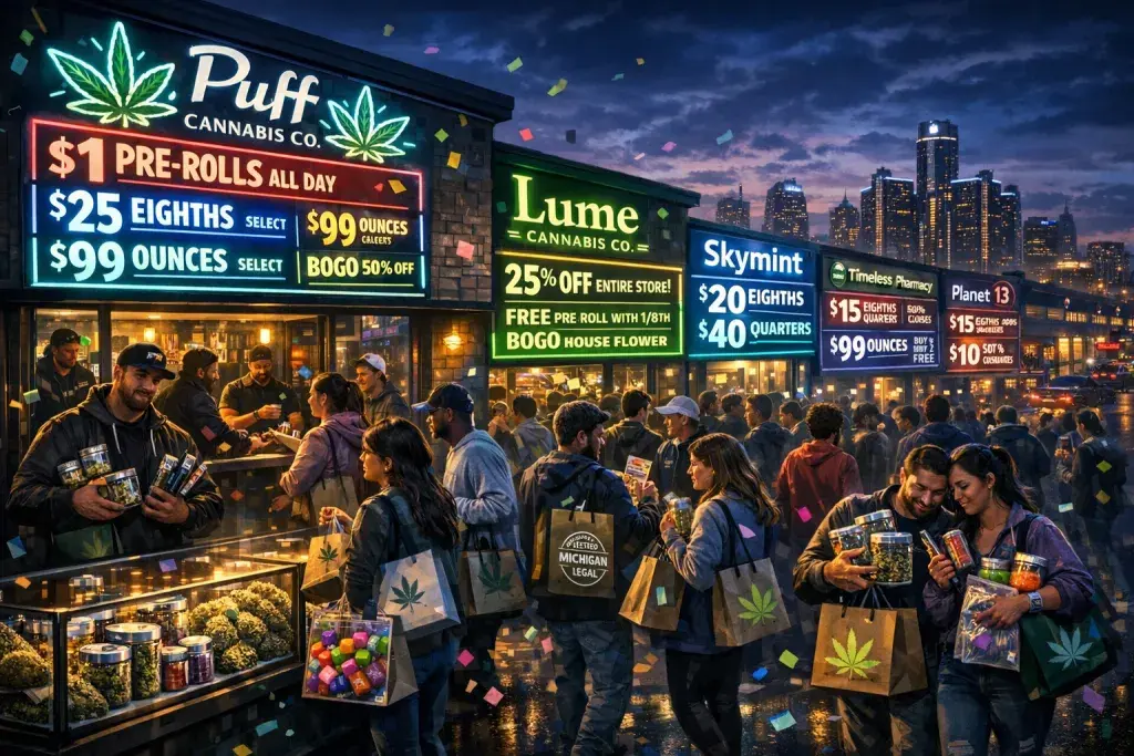 Metro Detroit Dispensaries Launch Black Friday Deals on Flower, Carts, and Edibles