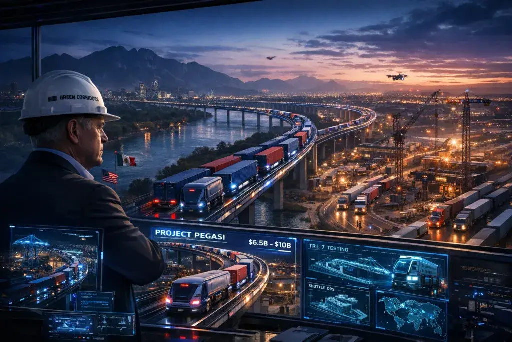 Green Corridors Launches Prototype Builds for Automated Freight Bridge at Laredo Border