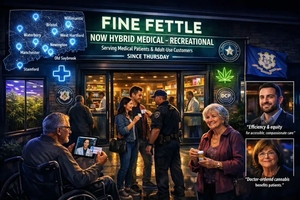 Fine Fettle Converts All Connecticut Dispensaries to Hybrid Medical-Recreational Model