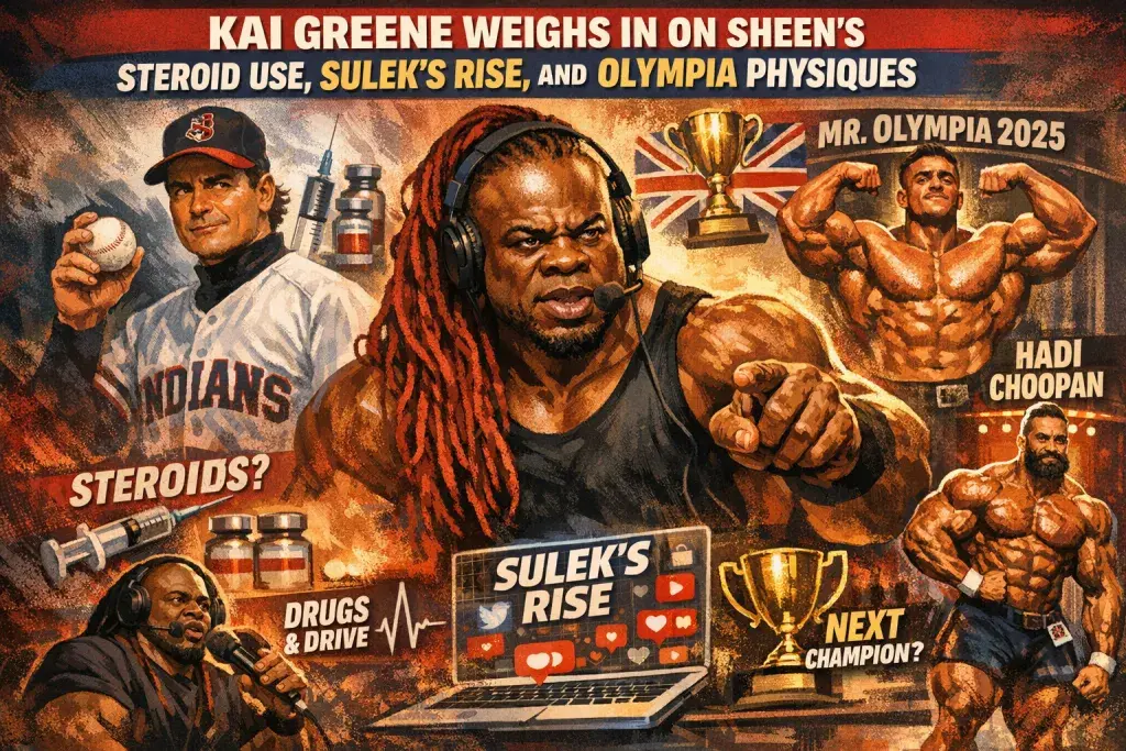 Kai Greene Weighs In on Sheen’s Steroid Use, Sulek’s Rise, and Olympia Physiques
