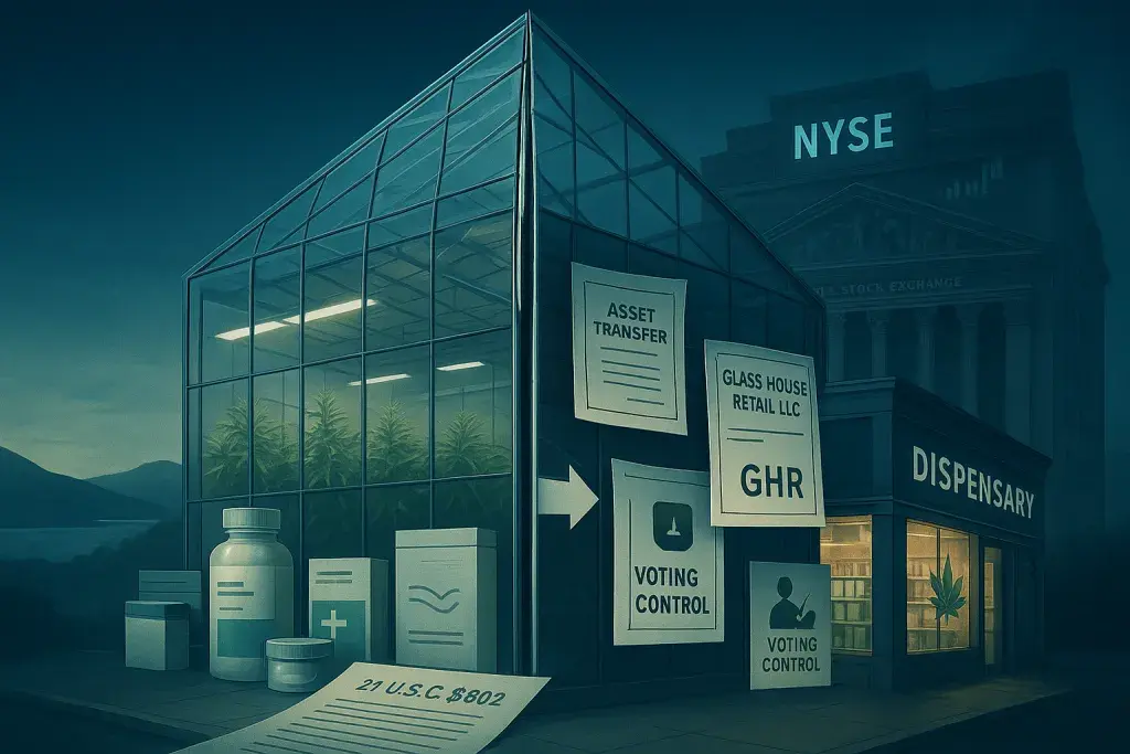 Glass House Brands Restructures to Pursue NYSE Listing, Splitting Cannabis Operations