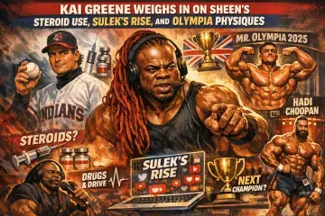 Kai Greene Weighs In on Sheen’s Steroid Use, Sulek’s Rise, and Olympia Physiques